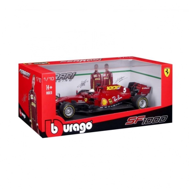 Metalowy model samochodu Ferrari SF1000 F1 2020 GP Toskanii Sebastian Vettel