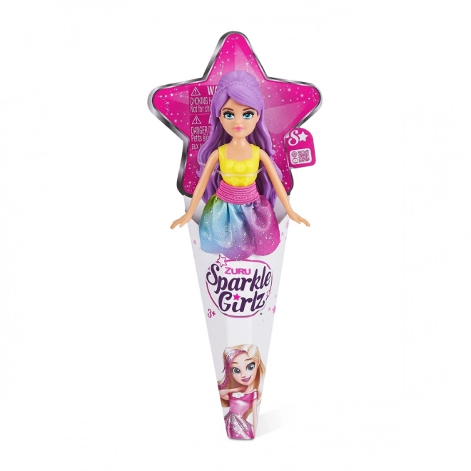 Panenka Sparklez Girlz mniejsza w rożku