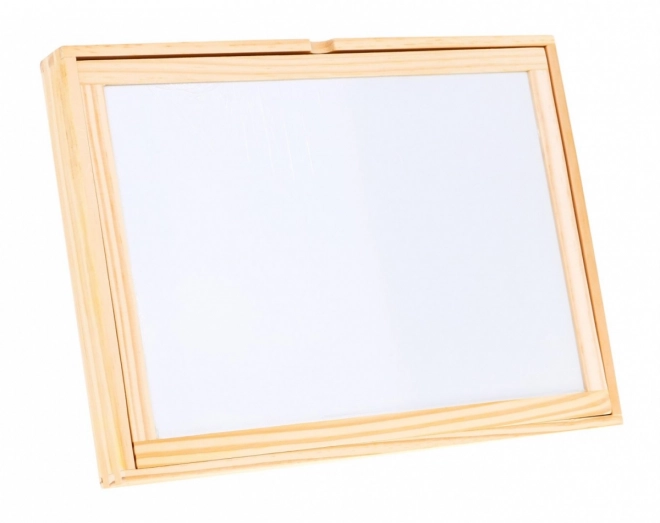 Drewniana magnetyczna tablica dla dzieci 3+ Zestaw edukacyjny + akcesoria
