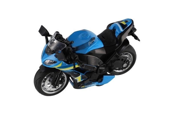 Wyścigowy motocykl z napędem wstecznym ze światłem i dźwiękiem