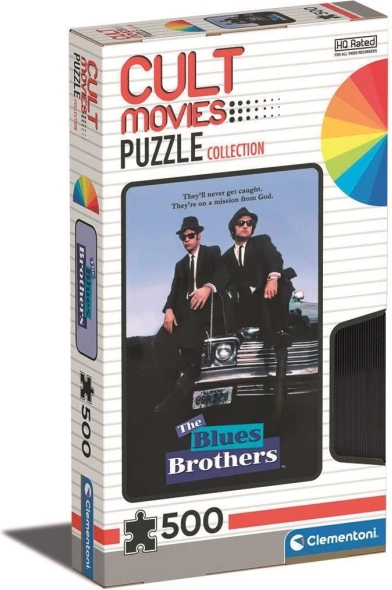 Puzzle CLEMENTONI Cult Movies: Blues Brothers 500 elementów