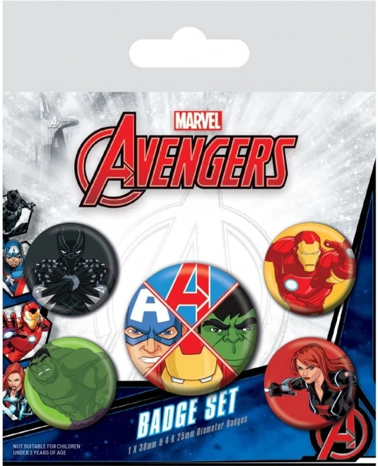 Zestaw przypinek AVENGERS