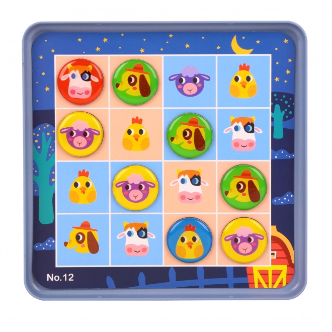 Dziecięce sudoku farma od Tooky Toy