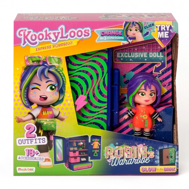 Lalka KookyLoos Robin i Garderoba