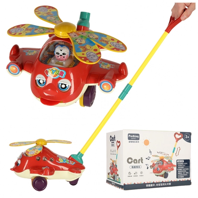Chodzik Samolot Helikopter z Dźwiękiem