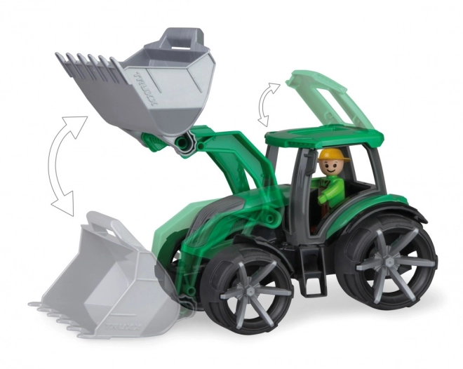 Auto Truxx 2 traktor z łopatą plastikową 32cm z figurką 24m+