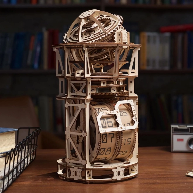 Ugears drewniany model mechaniczny mechanizmu zegarowego z tourbillonem