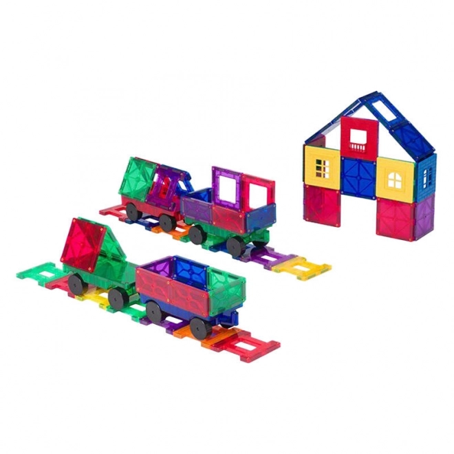 Magnetyczna układanka 3D pociąg Playmags