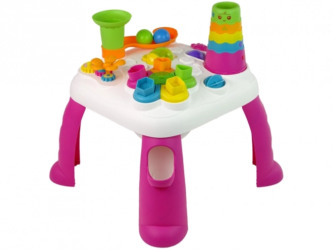 Interaktywny Stolik Edukacyjny Sorter Kul Slide Pink