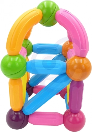 Woopie magnetyczne klocki edukacyjne duże 28 szt