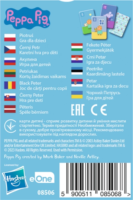 TREFL Czarny Piotruś Świnka Peppa
