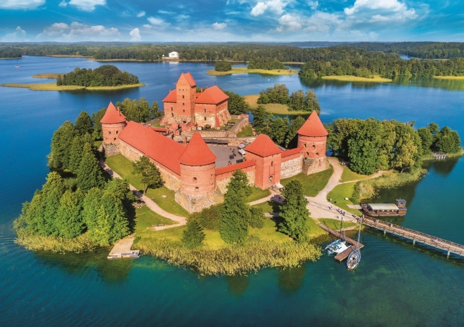Puzzle TREFL Zamek Troków 1000 elementów