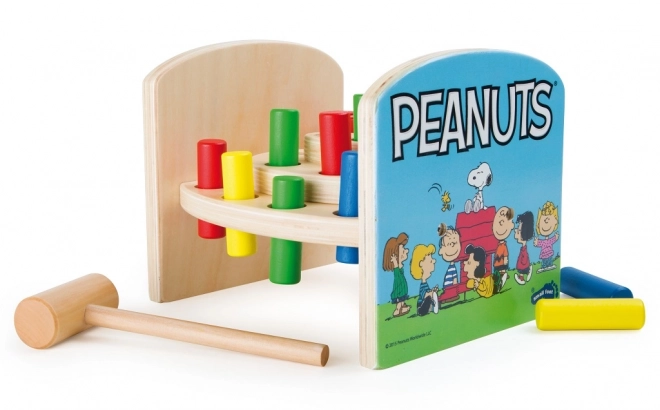 Mały Foot Drewniana zabawka Peanuts
