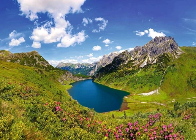 Puzzle Jezioro Tappenkarsee, Austria 1000 elementów