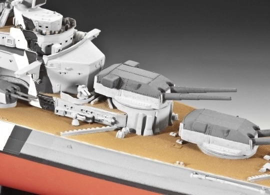 Plastikowy model okrętu wojennego Bismarck