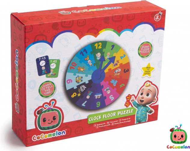 Cocomelon – moje pierwsze puzzle z zegarem