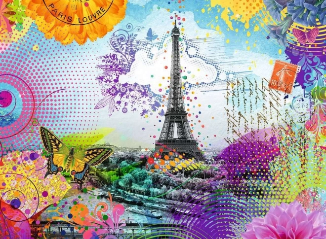 Puzzle Pocztówka z Paryża 500 elementów od Ravensburger