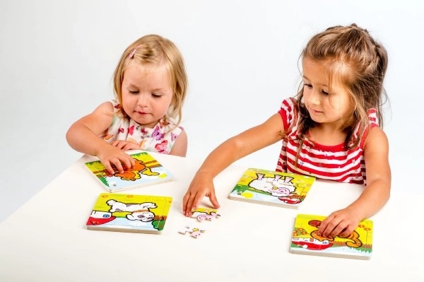 Mini puzzle Moje pierwsze zwierzątka - 9 elementów