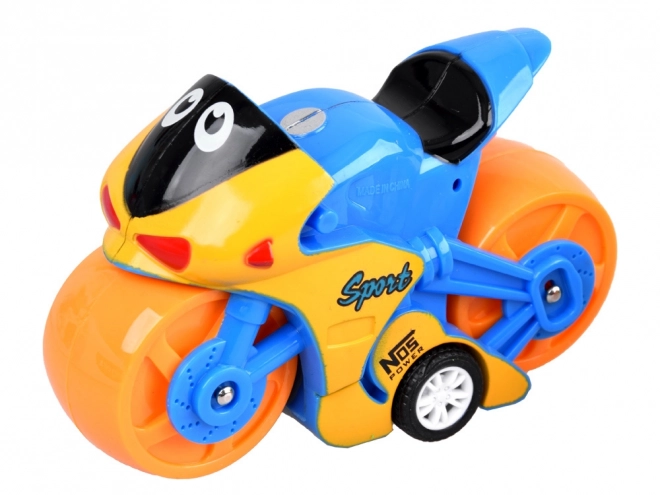 Kolorowy motocykl dziecięcy dla zabawy