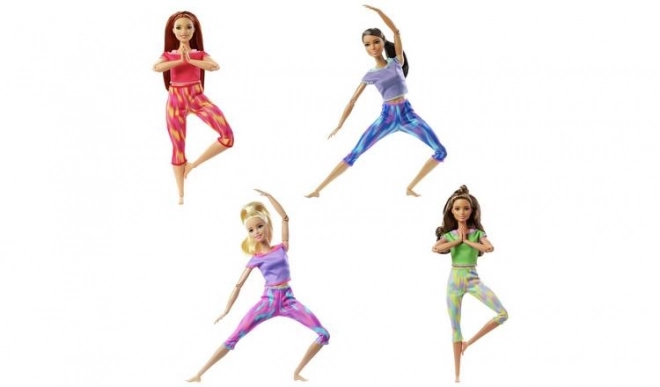 Lalka Barbie w ruchu - 1 szt.