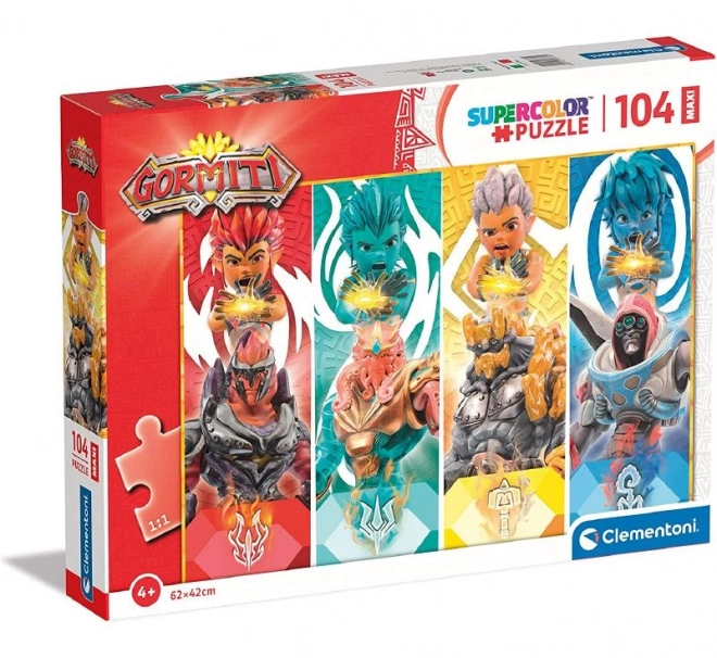 CLEMENTONI Puzzle Gormiti: Posłańcy z bransoletkami MAXI 104 elementy