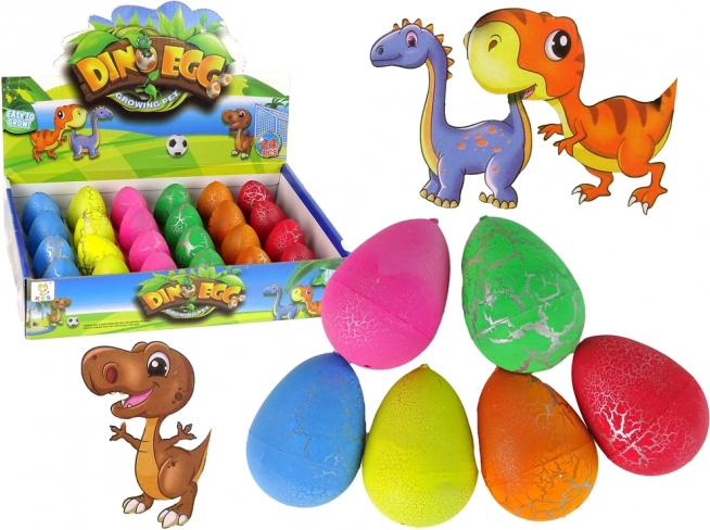 Wylęgające się magiczne jajko dinozaura rosnące 6 cm