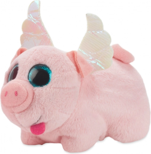 Uroczy pluszak z błyszczącymi detalami