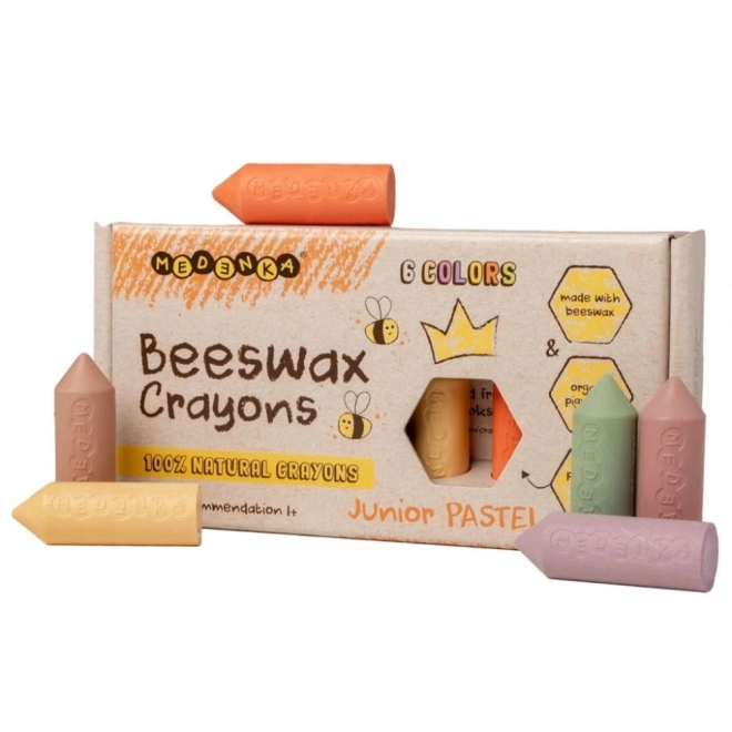 Naturalne kredki woskowe Junior Pastelka 6 szt.