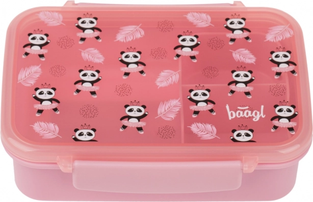 Baagl pudełko śniadaniowe z przegródkami Panda