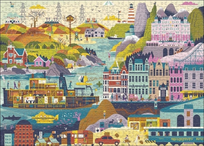 Puzzle Filmy Wesa Andersona od HEYE 1000 elementów