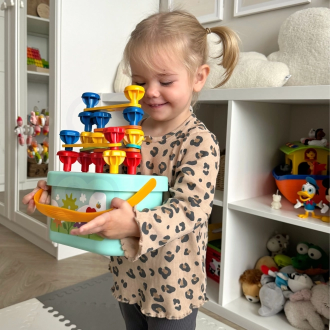 Woopie Green Konstrukcyjny Box Motoryczny Montessori 12w1