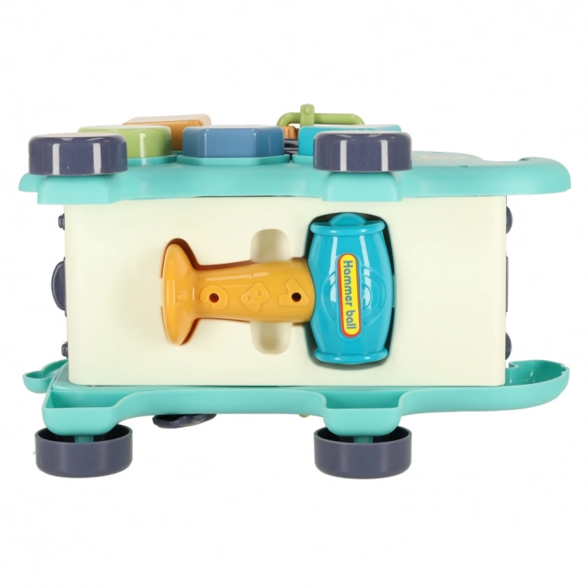 Interaktywny słonik montessori, sorter klocków 26 cm