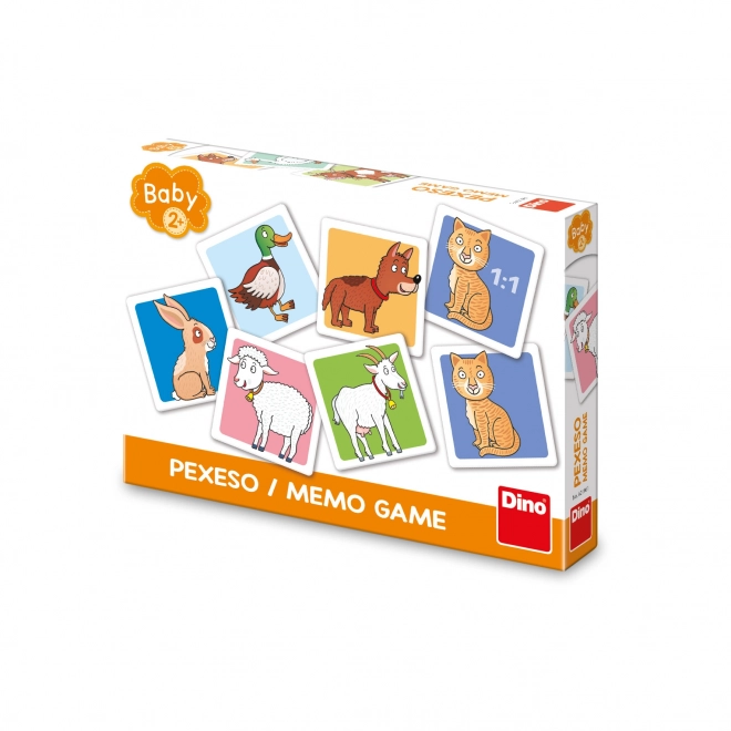 Dino Baby pexeso zwierzęta domowe