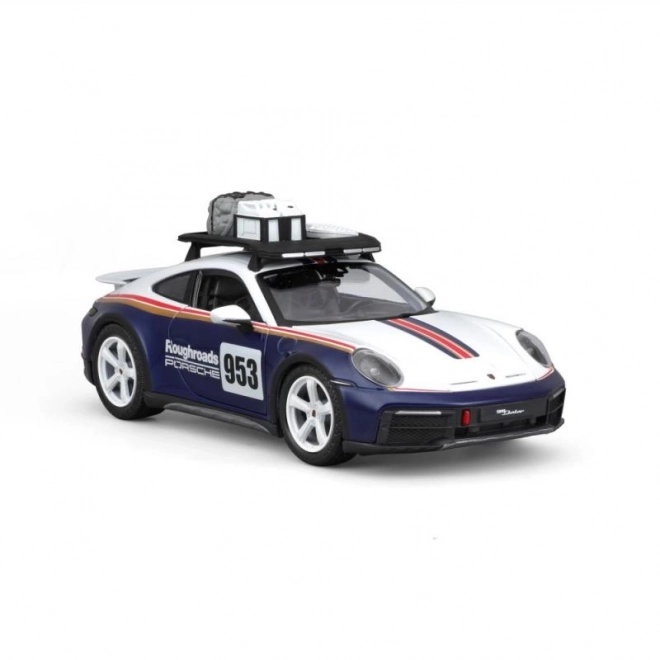 Bburago 1:24 Wyścigi - Porsche 911 Dakar - Niebieski 953 Roughroads