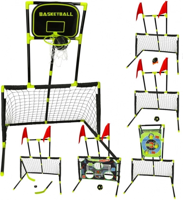 Multifunkcyjny zestaw sportowy 6w1 dla dzieci