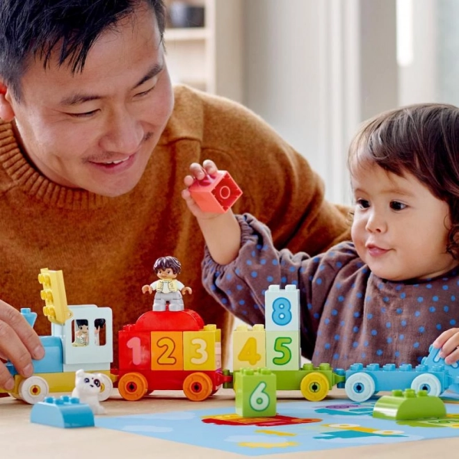 LEGO Duplo 10954 Pociąg z Cyferkami – Uczymy się Liczyć