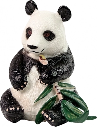 Kolekcjonerska figurka pandy wielkiej z bambusem
