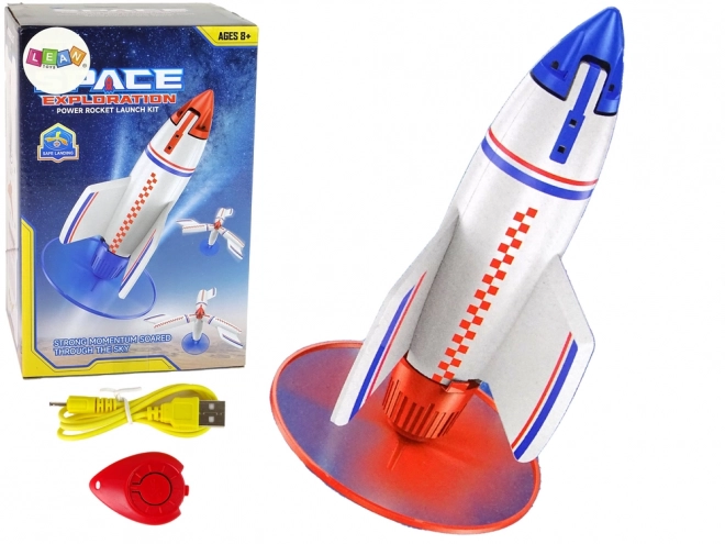 Miotacz rakiet Latająca ładowarka biała 21 cm