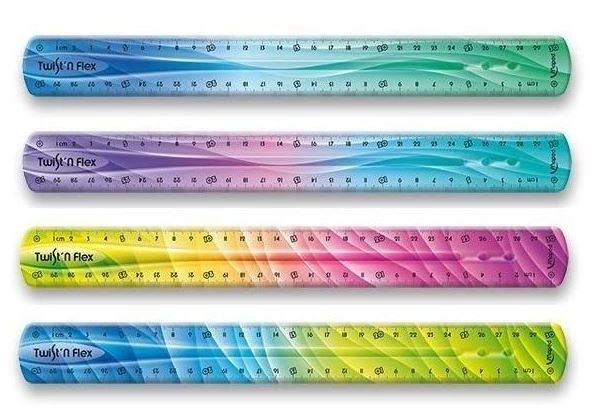 MAPED Linijka Twist'n Flex tęczowa 30 cm (mix)