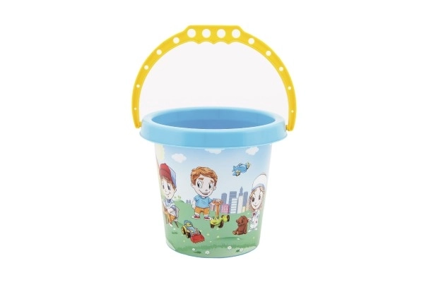 Wiadro na piasek plastikowe 15x13 cm 4 kolory 12m+