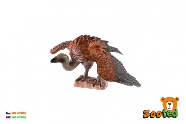 Afrykański sęp zooted plastik 10 cm w woreczku