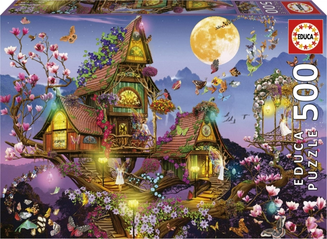 EDUCA Puzzle Domek wróżek 500 elementów