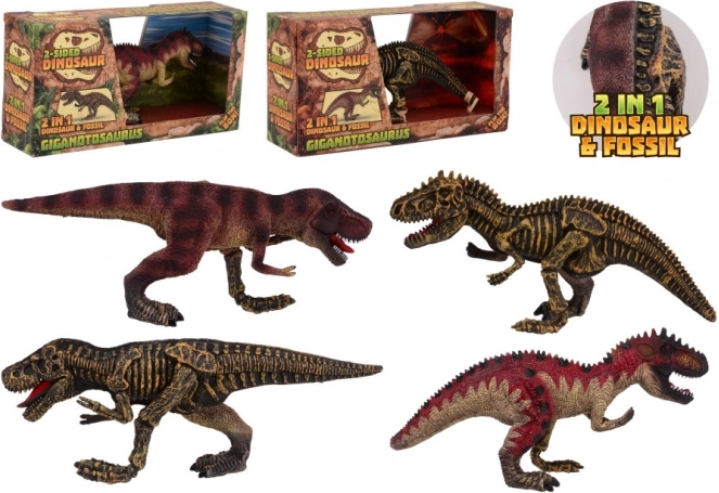Duży dwustronny dinozaur Animal World 30 cm