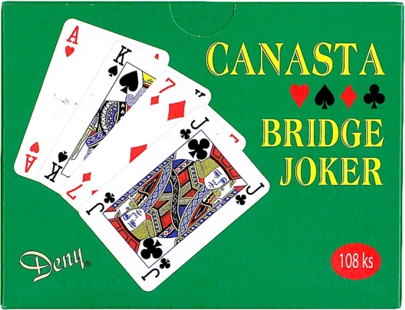 Pudełko kart Canasta 108 szt.