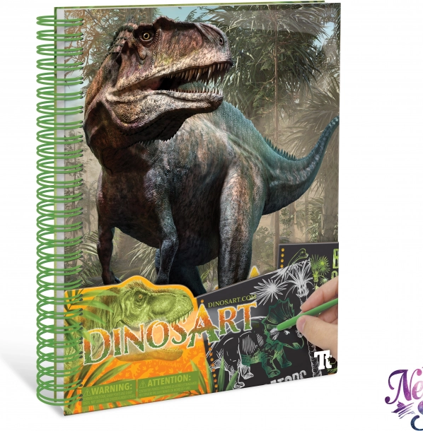 Dziennik do zdrapywania DinosArt