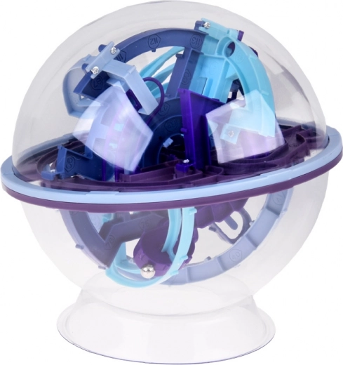 Przezroczysta kula z wielopoziomowym 3D labiryntem