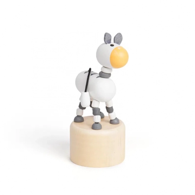 Drewniane zwierzątko zebra Safari od Bigjigs Toys