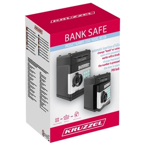 Kruzzel Dziecięca skarbonka / elektroniczny sejf