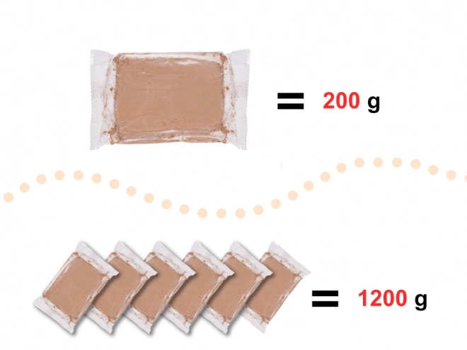 Glina garncarska na koło 1200 g
