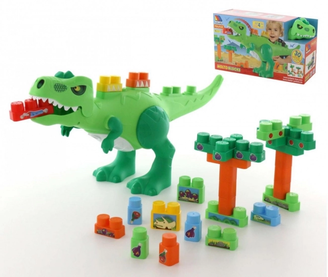 Zestaw do budowy dinozaura - 30 części